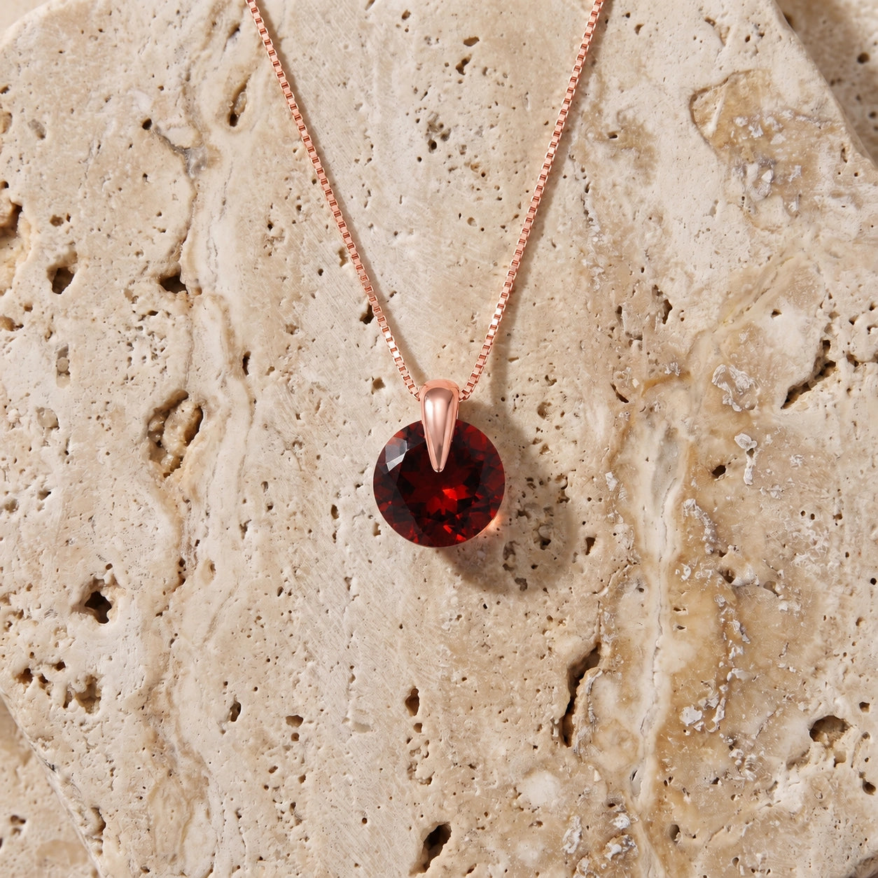 Rose Gold Garnet — Casimira