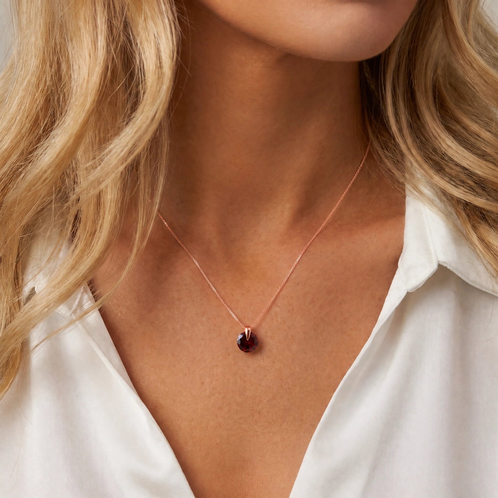 Rose Gold Garnet — Casimira