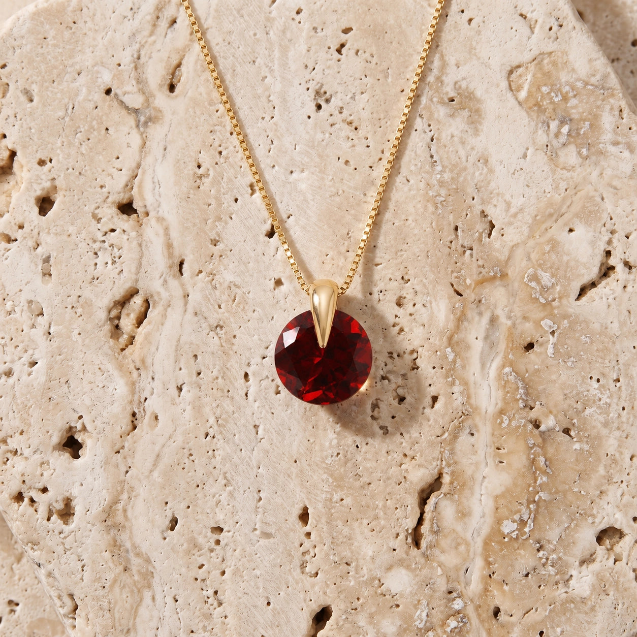 Yellow Gold Garnet — Casimira