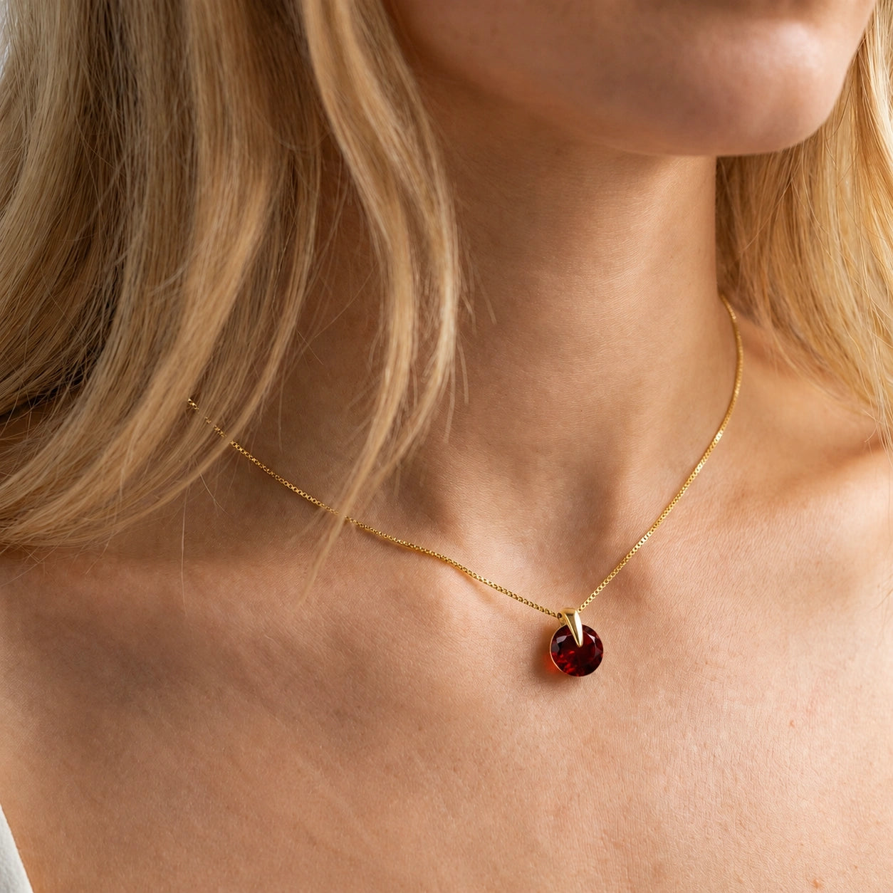 Yellow Gold Garnet — Casimira