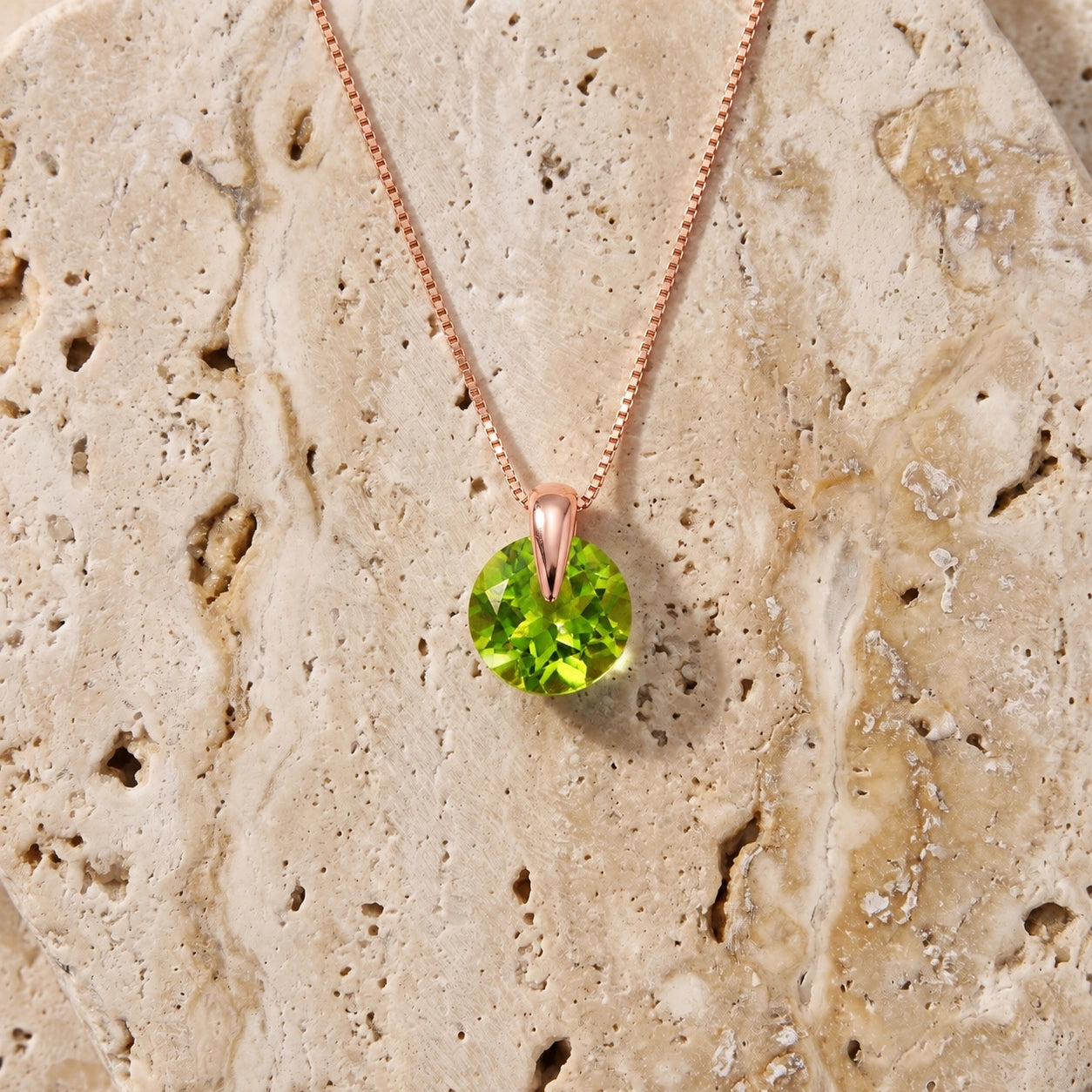 Rose Gold Peridot — Casimira
