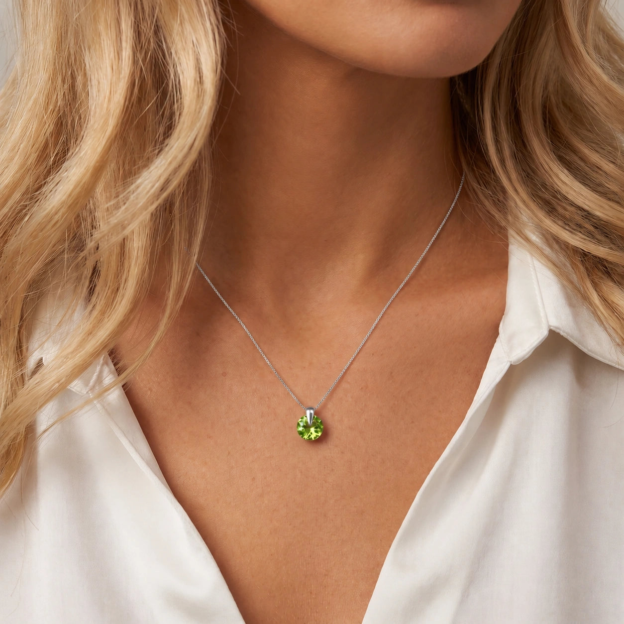 White Gold Peridot — Casimira