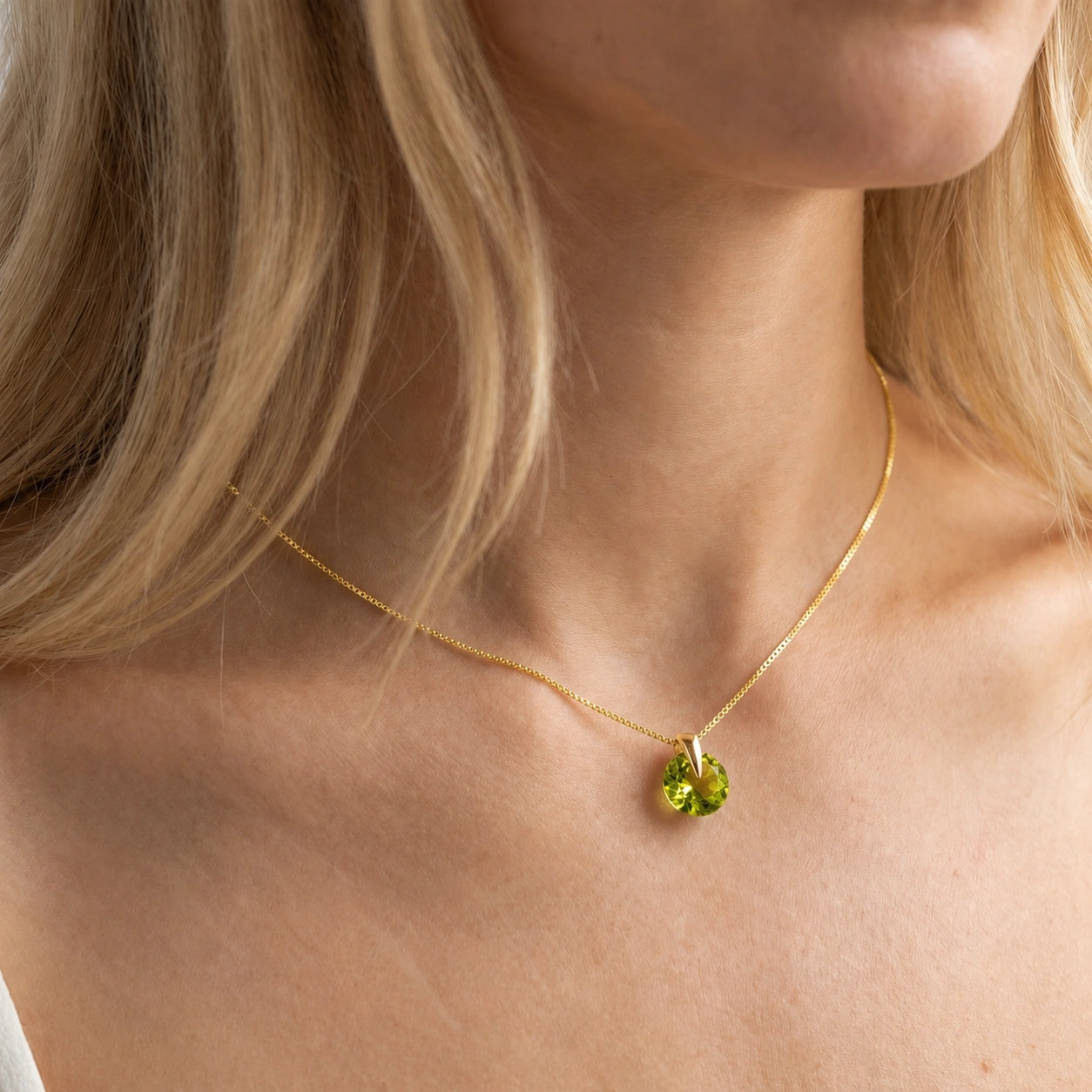 Yellow Gold Peridot — Casimira