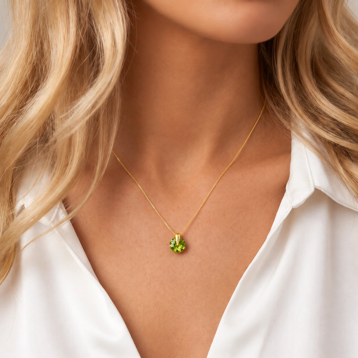 Yellow Gold Peridot — Casimira