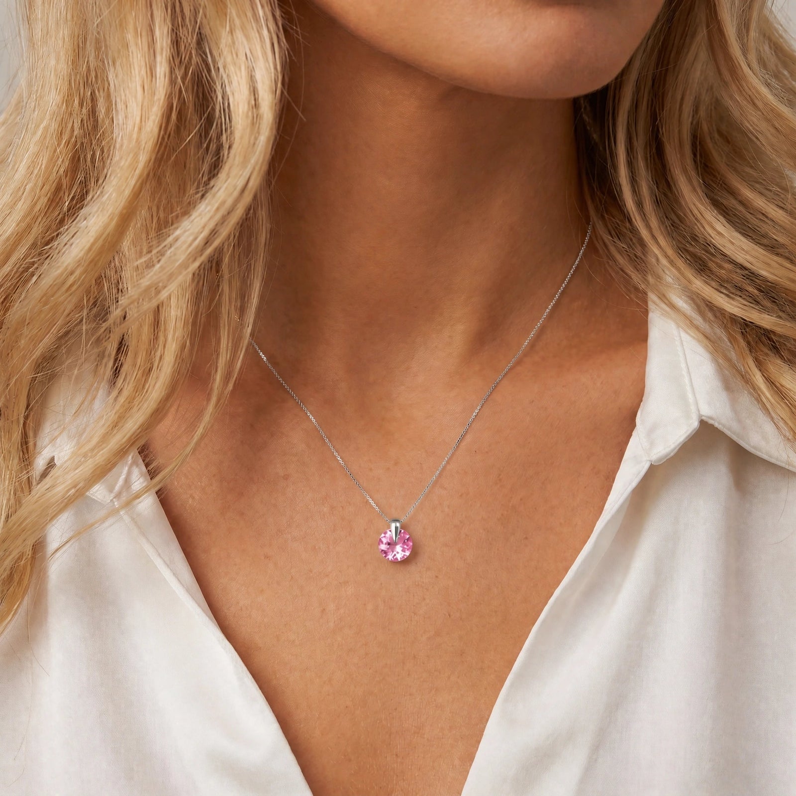 White Gold Pink Topaz — Casimira