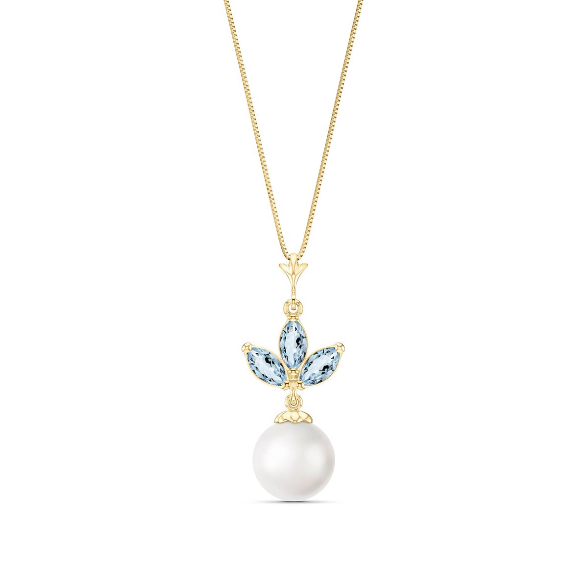 Yellow Gold Necklace Peridot 10K — Colombina