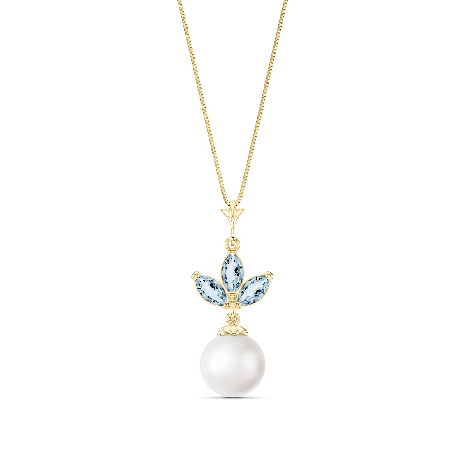 Yellow Gold Necklace Peridot 10K — Colombina