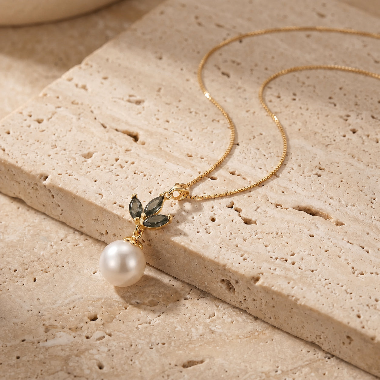 Yellow Gold Necklace Ruby 10K — Colombina