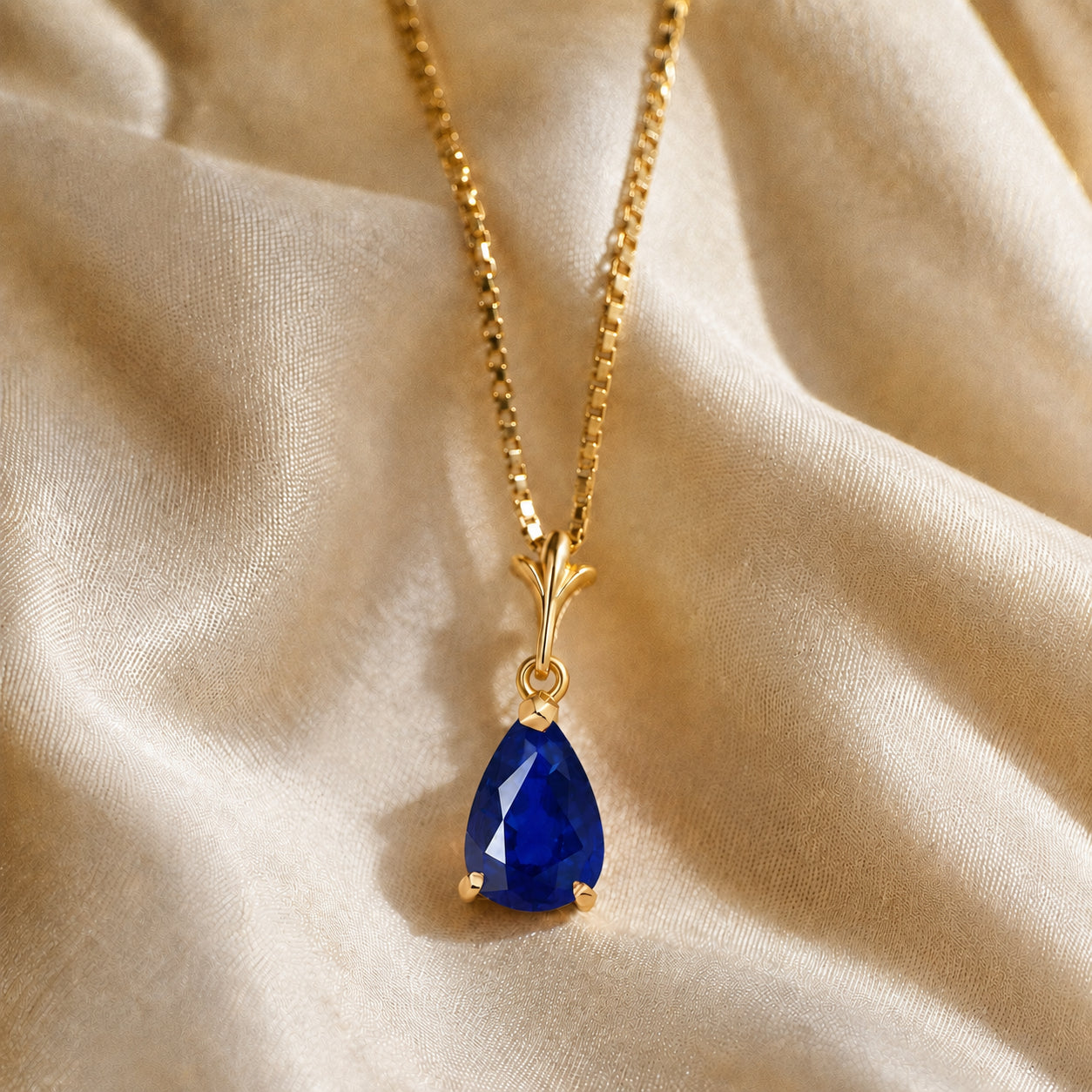 Yellow Gold Rose Necklace Green Amethyst 10K — Silvana