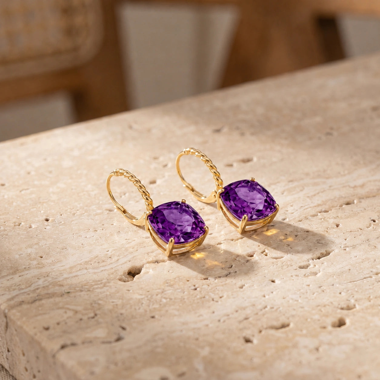 Yellow Gold Amethyst — Mariaamabile