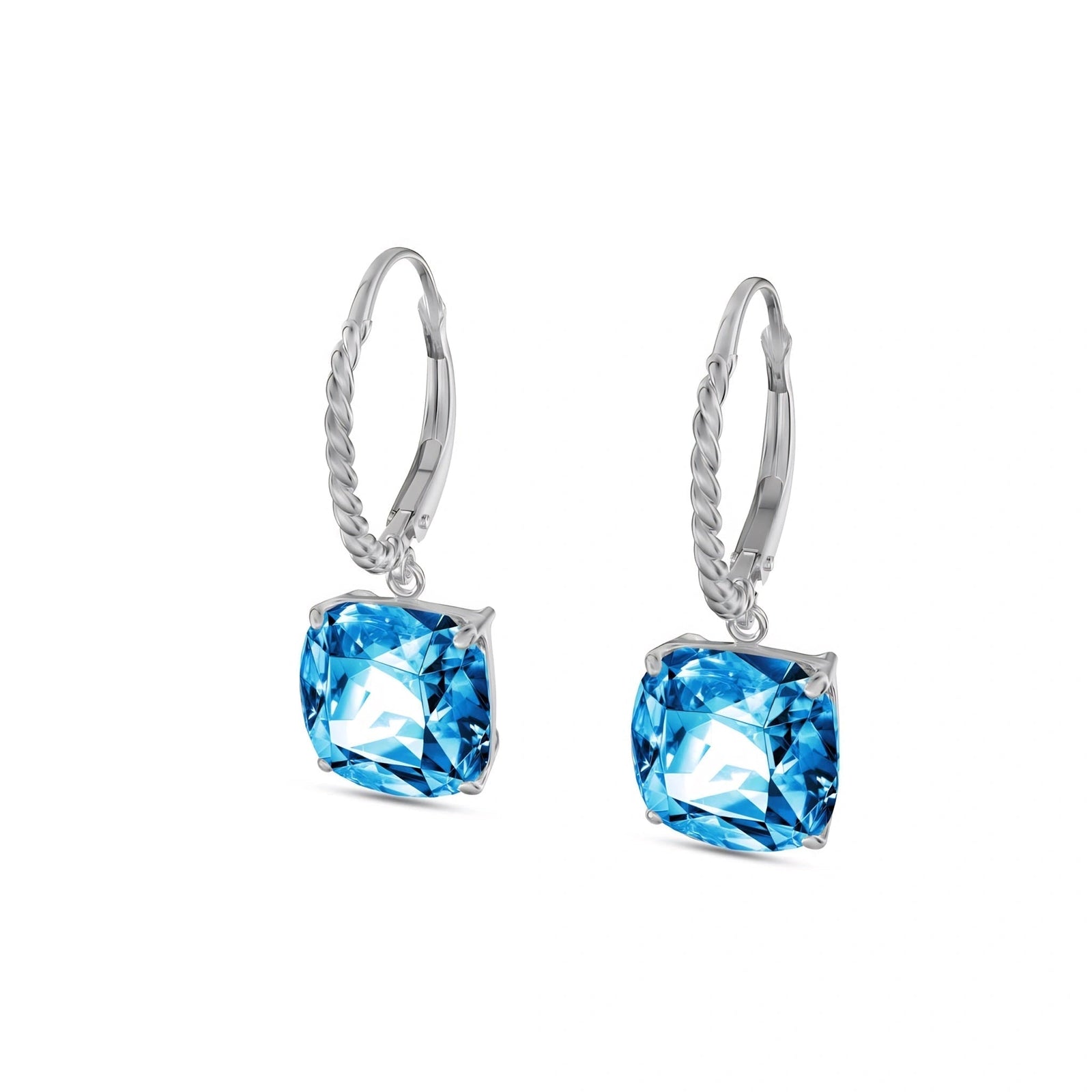 White Gold Blue Topaz — Mariaamabile