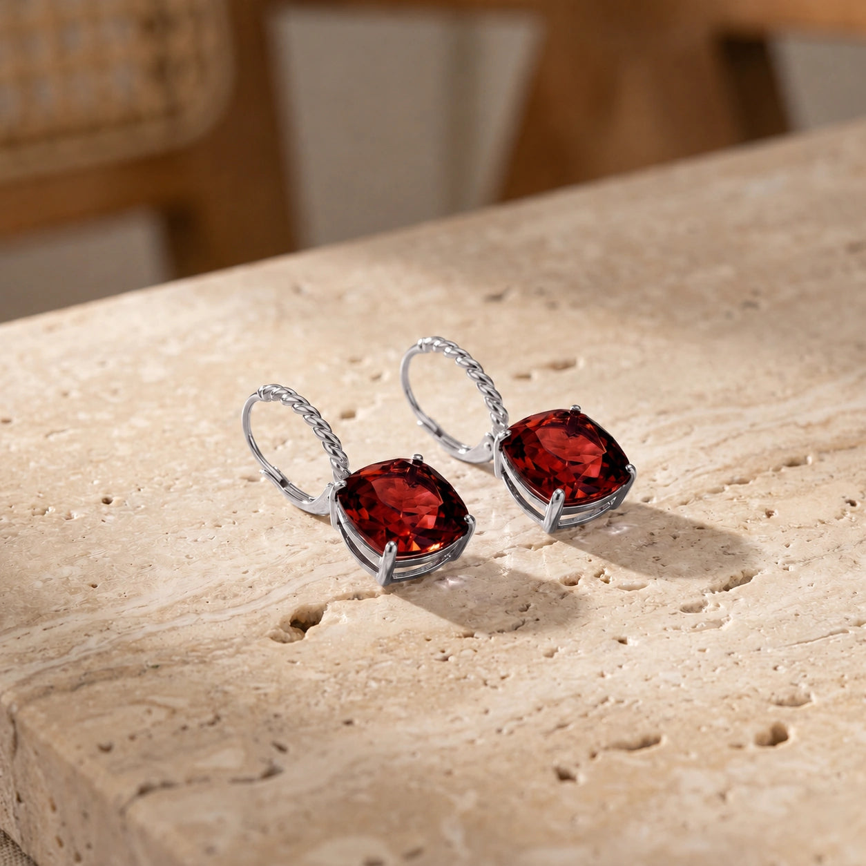 White Gold Garnet — Mariaamabile