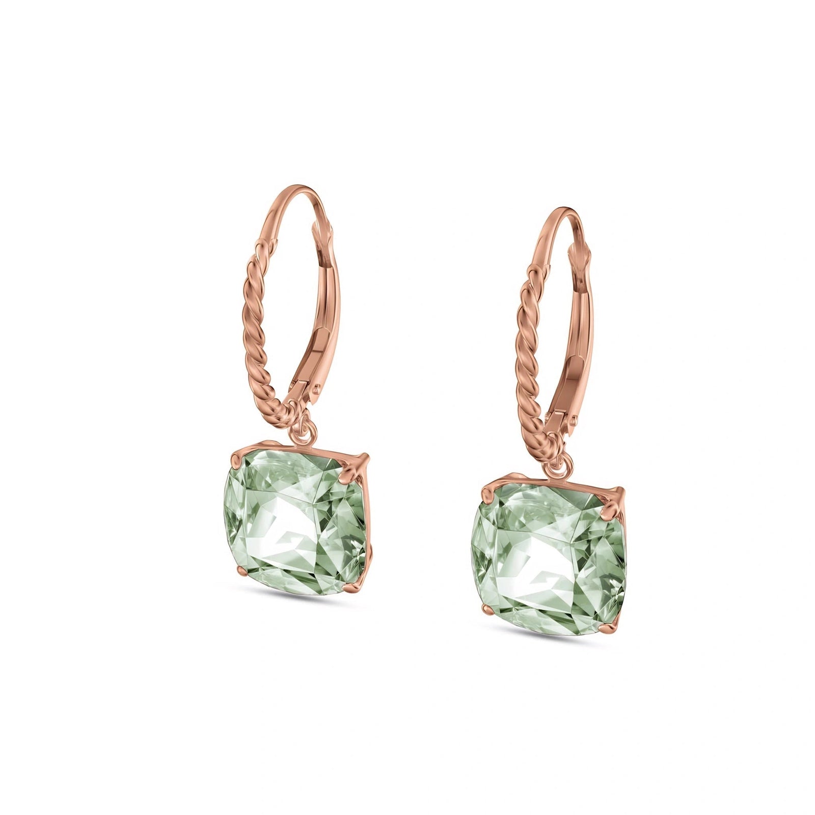 Rose Gold Green Amethyst — Mariaamabile