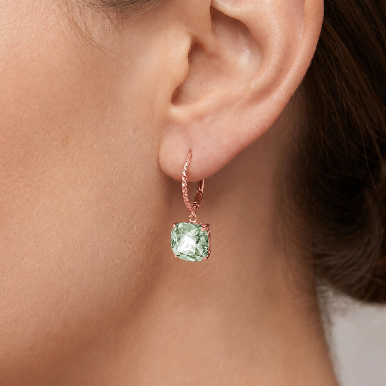 Rose Gold Green Amethyst — Mariaamabile