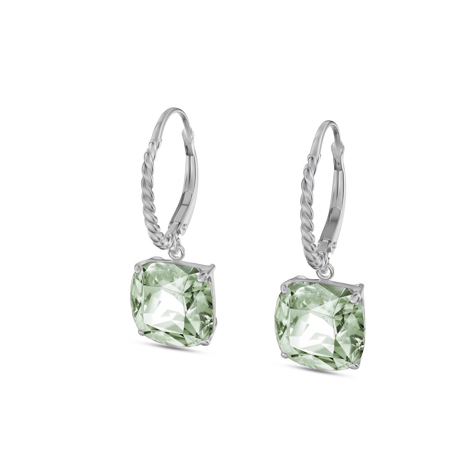 White Gold Green Amethyst — Mariaamabile