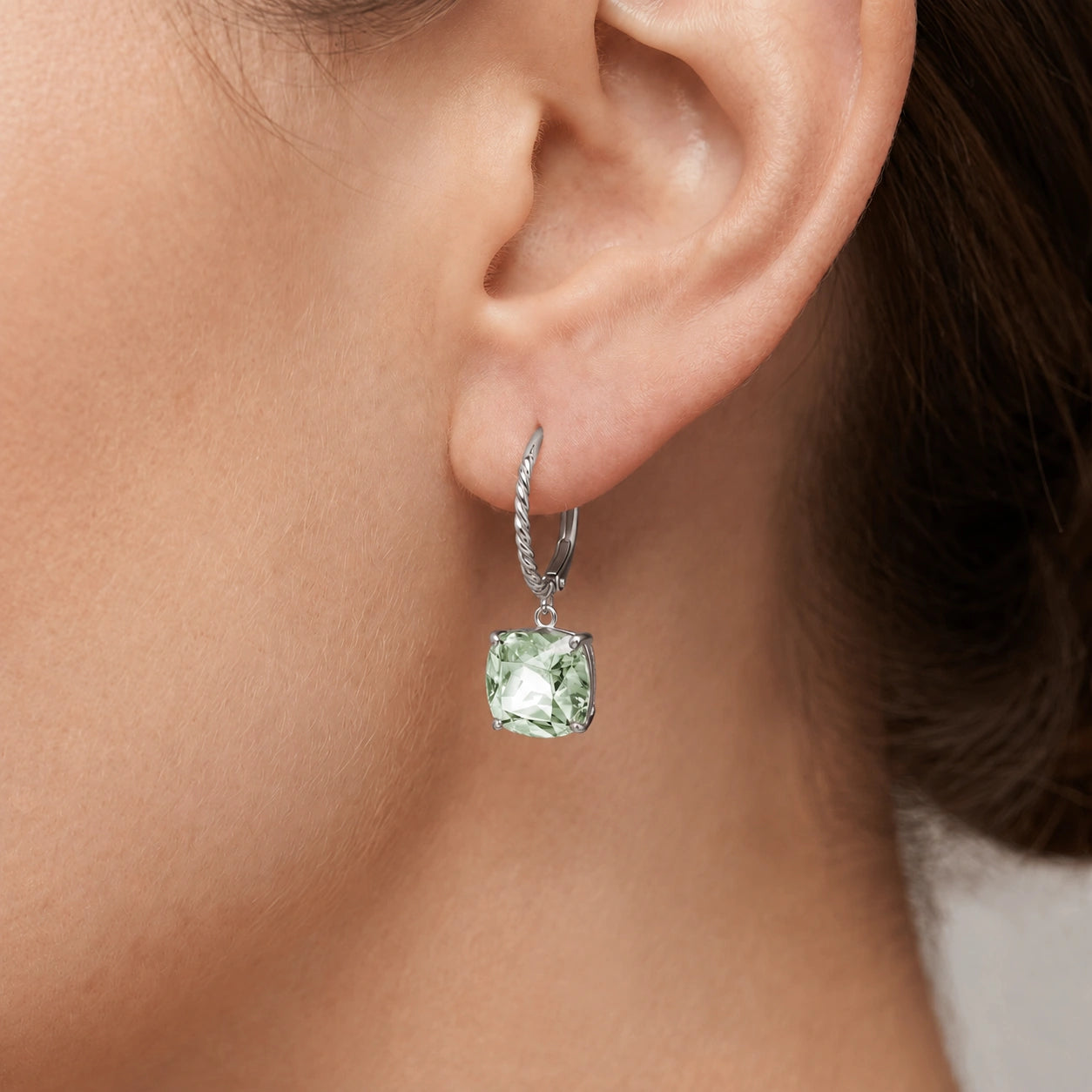 White Gold Green Amethyst — Mariaamabile