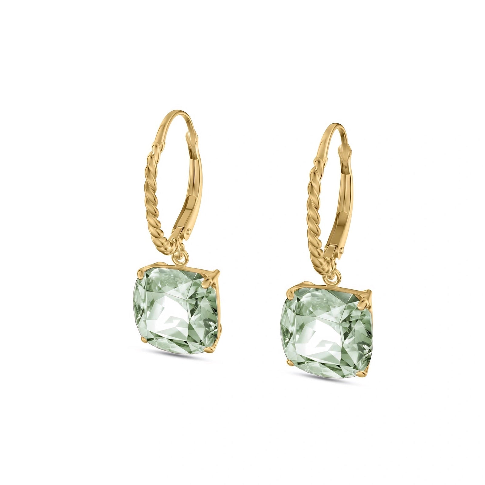 Yellow Gold Green Amethyst — Mariaamabile
