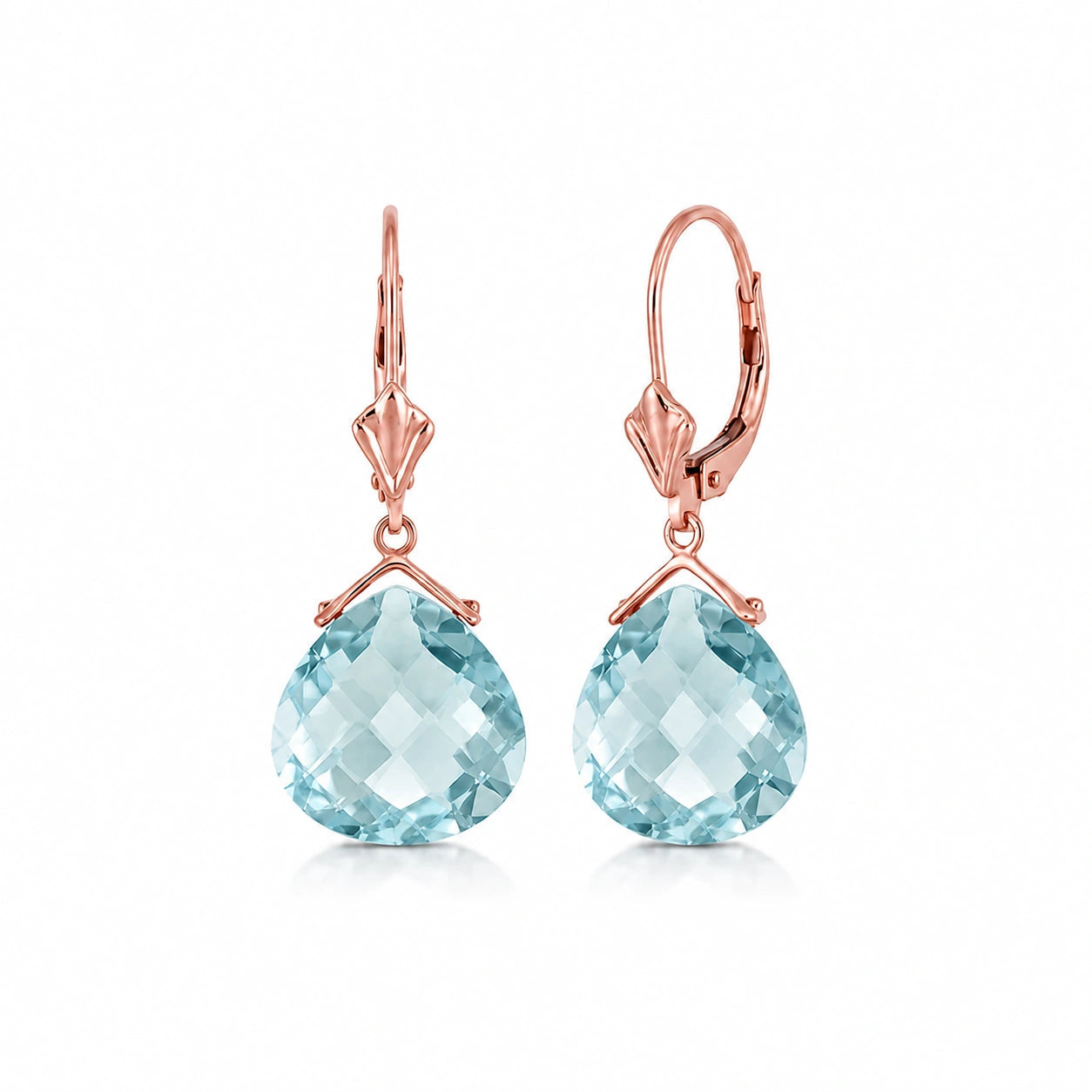 Rose Gold Blue Topaz — Mariagina