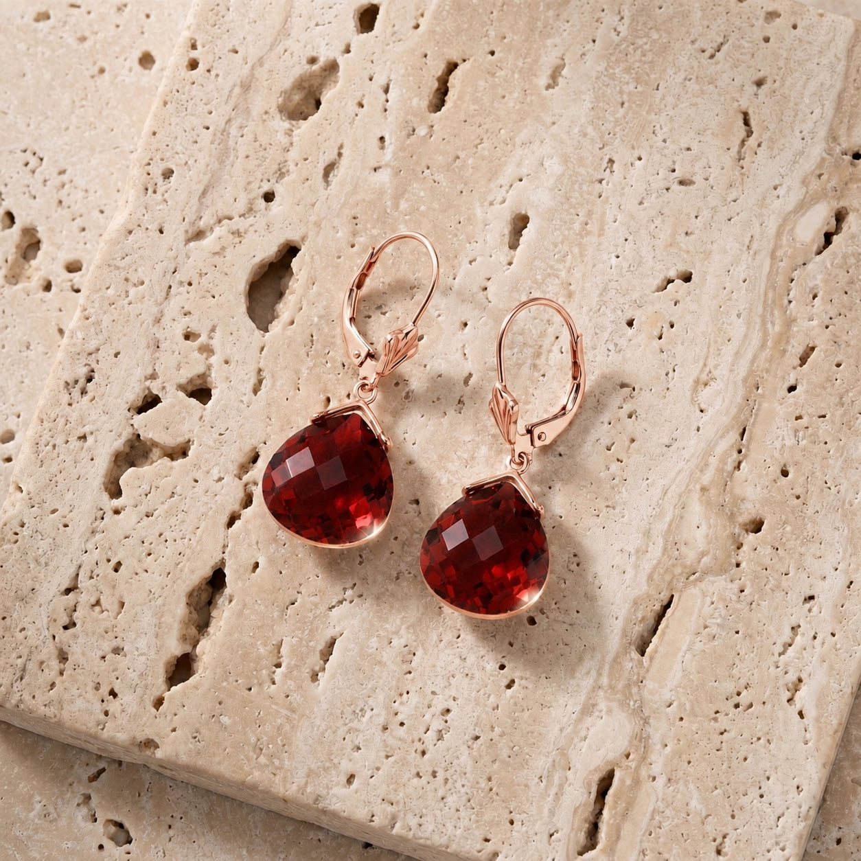 Rose Gold Garnet — Mariagina