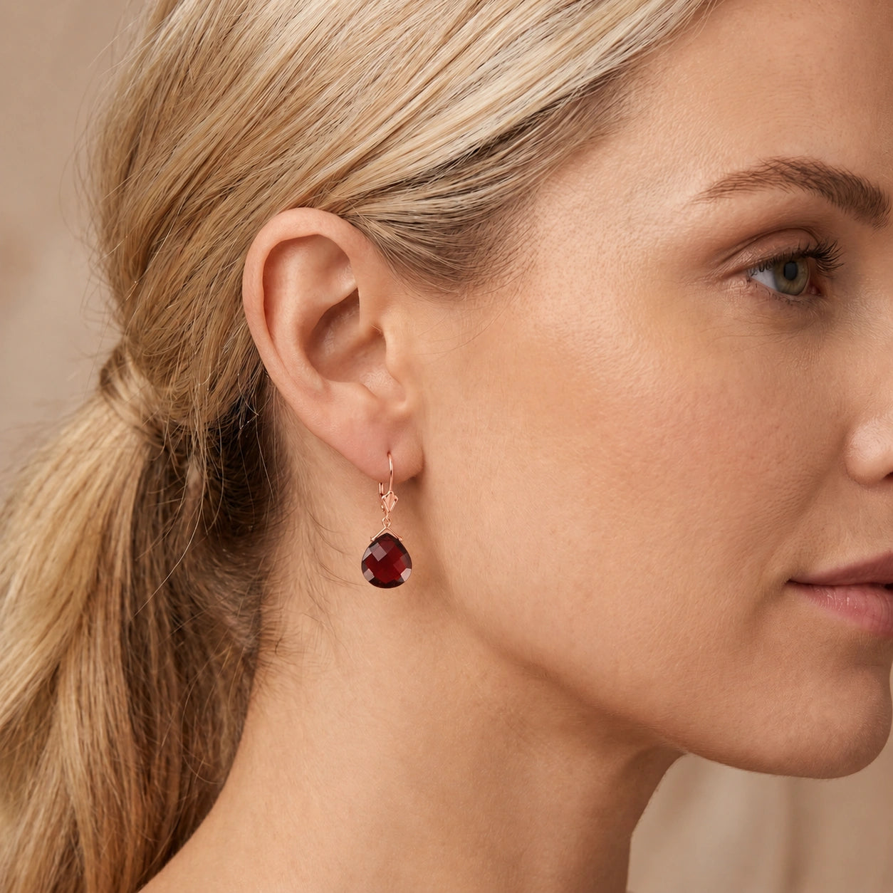 Rose Gold Garnet — Mariagina