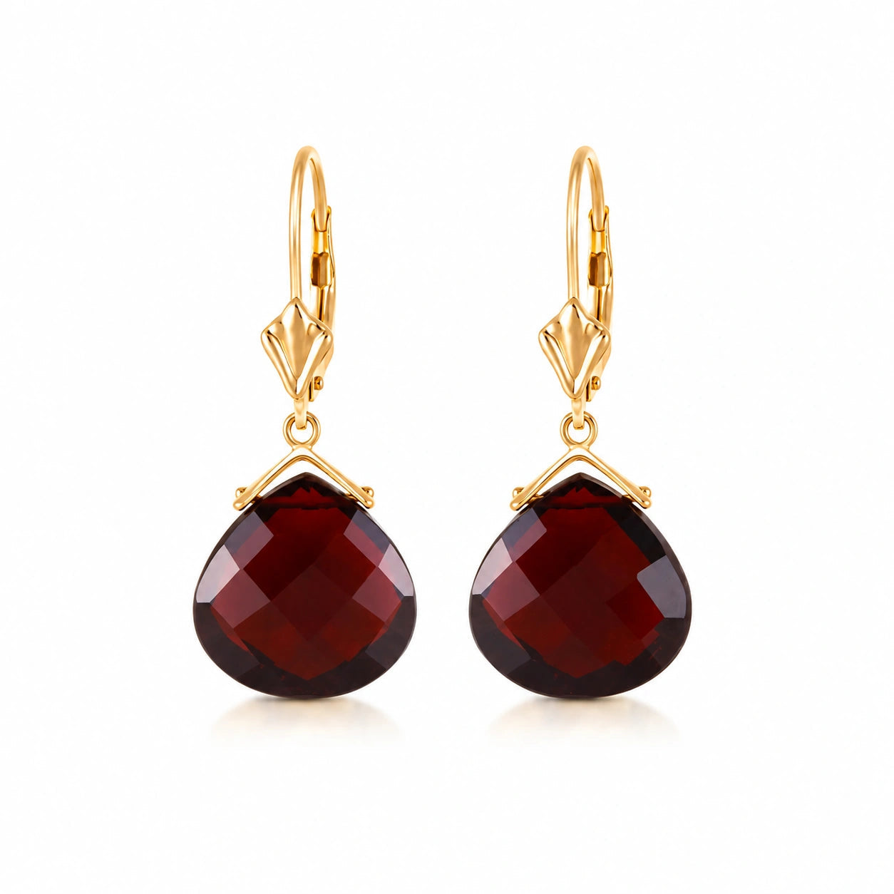 Yellow Gold Garnet — Mariagina