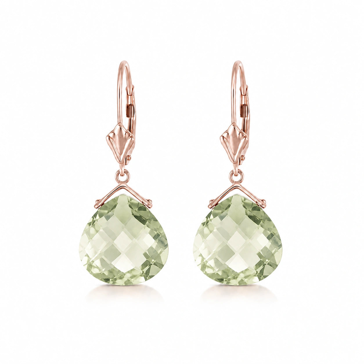 Rose Gold Green Amethyst — Mariagina