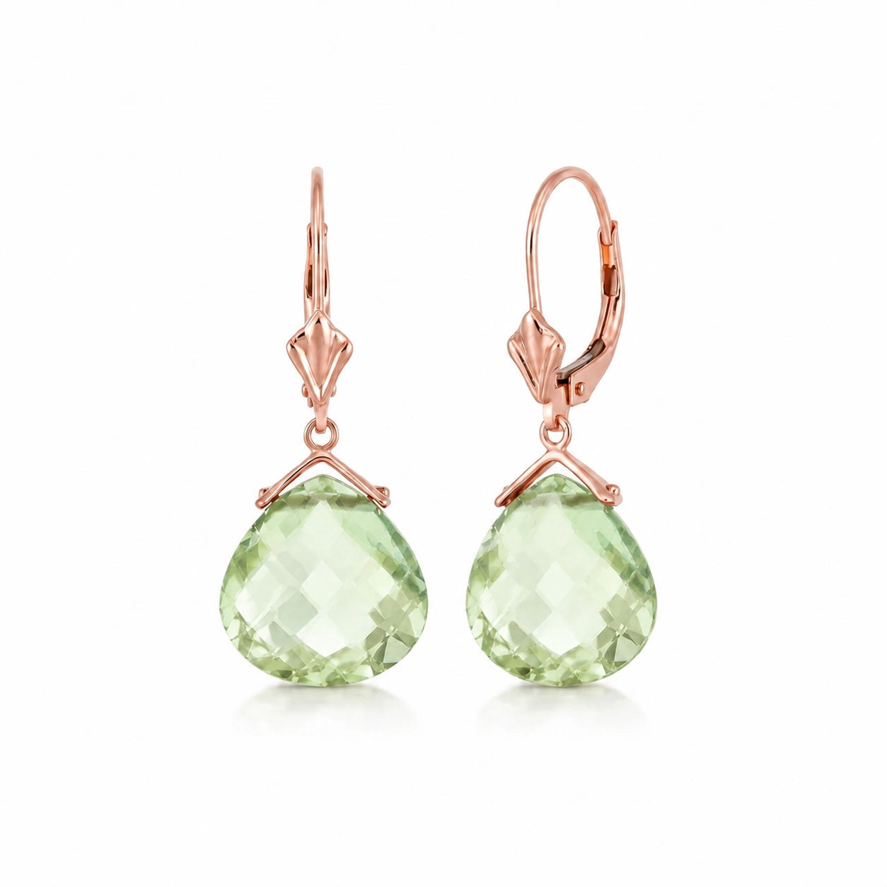 Rose Gold Green Amethyst — Mariagina