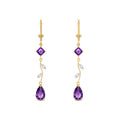 Yellow Gold Amethyst & Diamond — Elettra