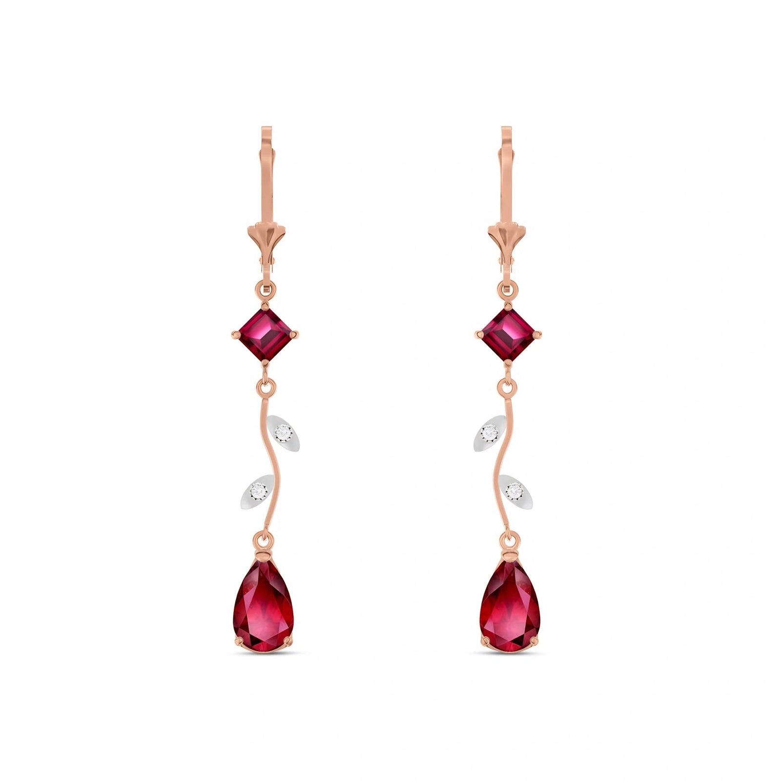 Rose Gold Ruby & Diamond — Elettra