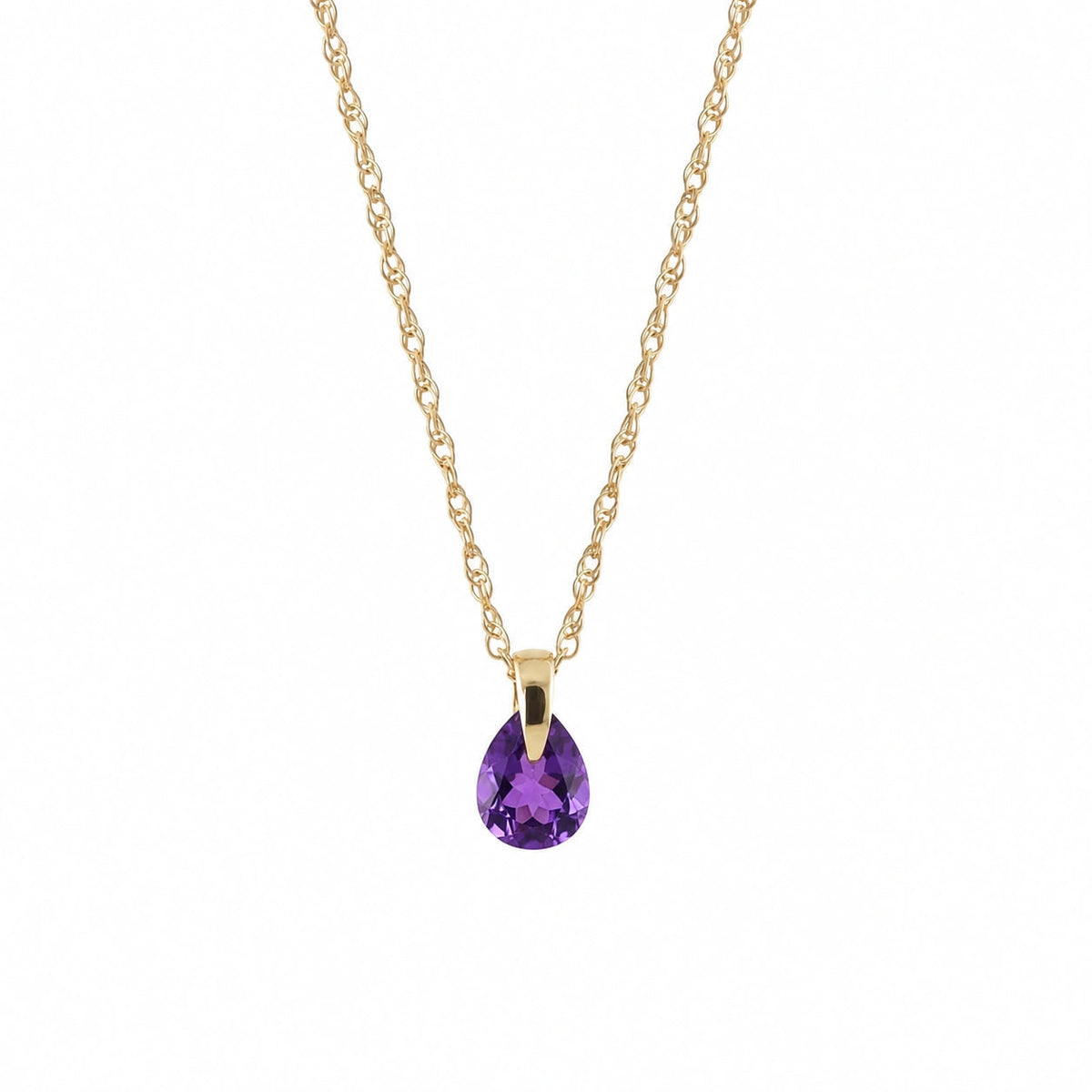 Yellow Gold Amethyst — Elettrina