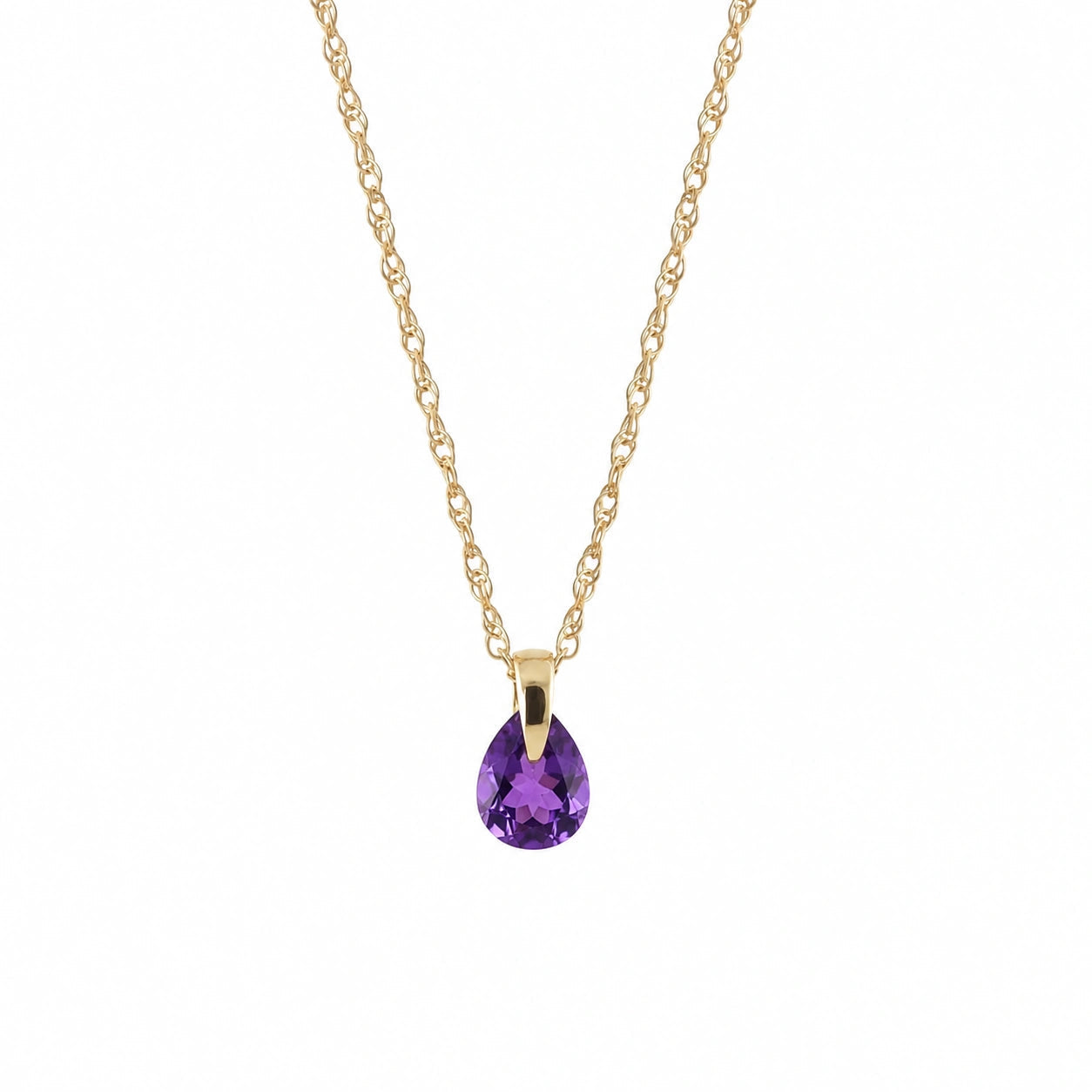 Yellow Gold Amethyst — Elettrina