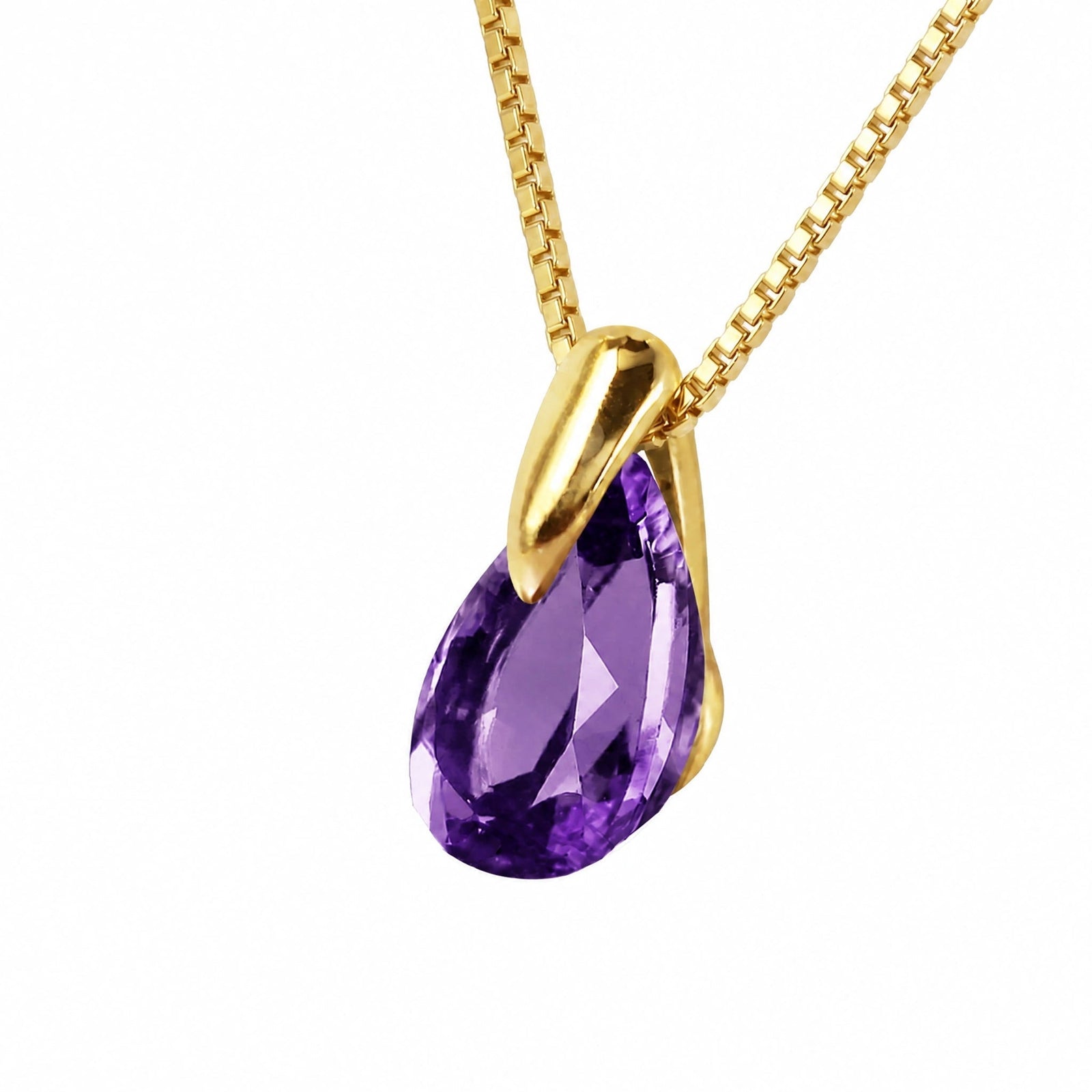 Yellow Gold Amethyst — Elettrina
