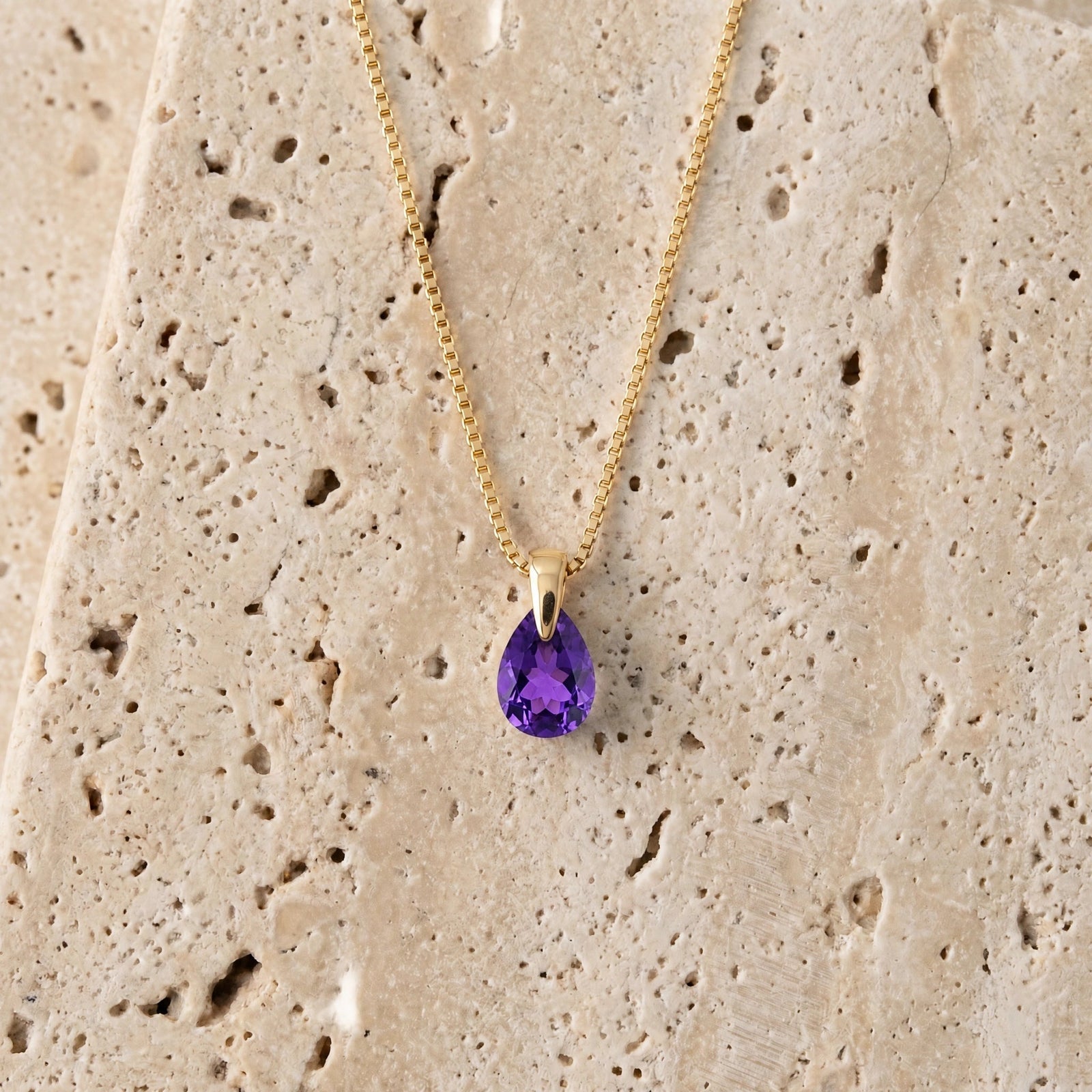Yellow Gold Amethyst — Elettrina