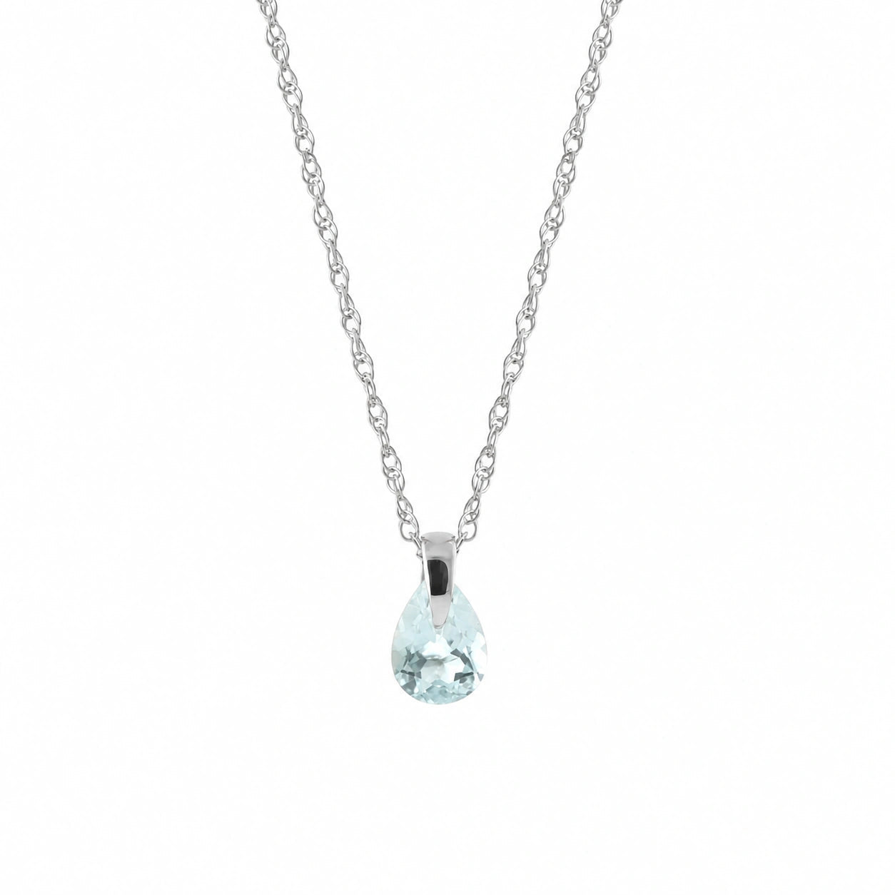 White Gold Aquamarine — Elettrina