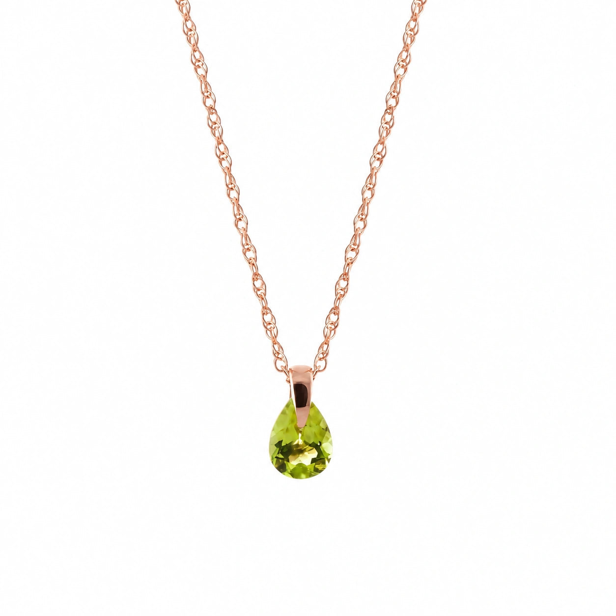 Rose Gold Peridot — Elettrina