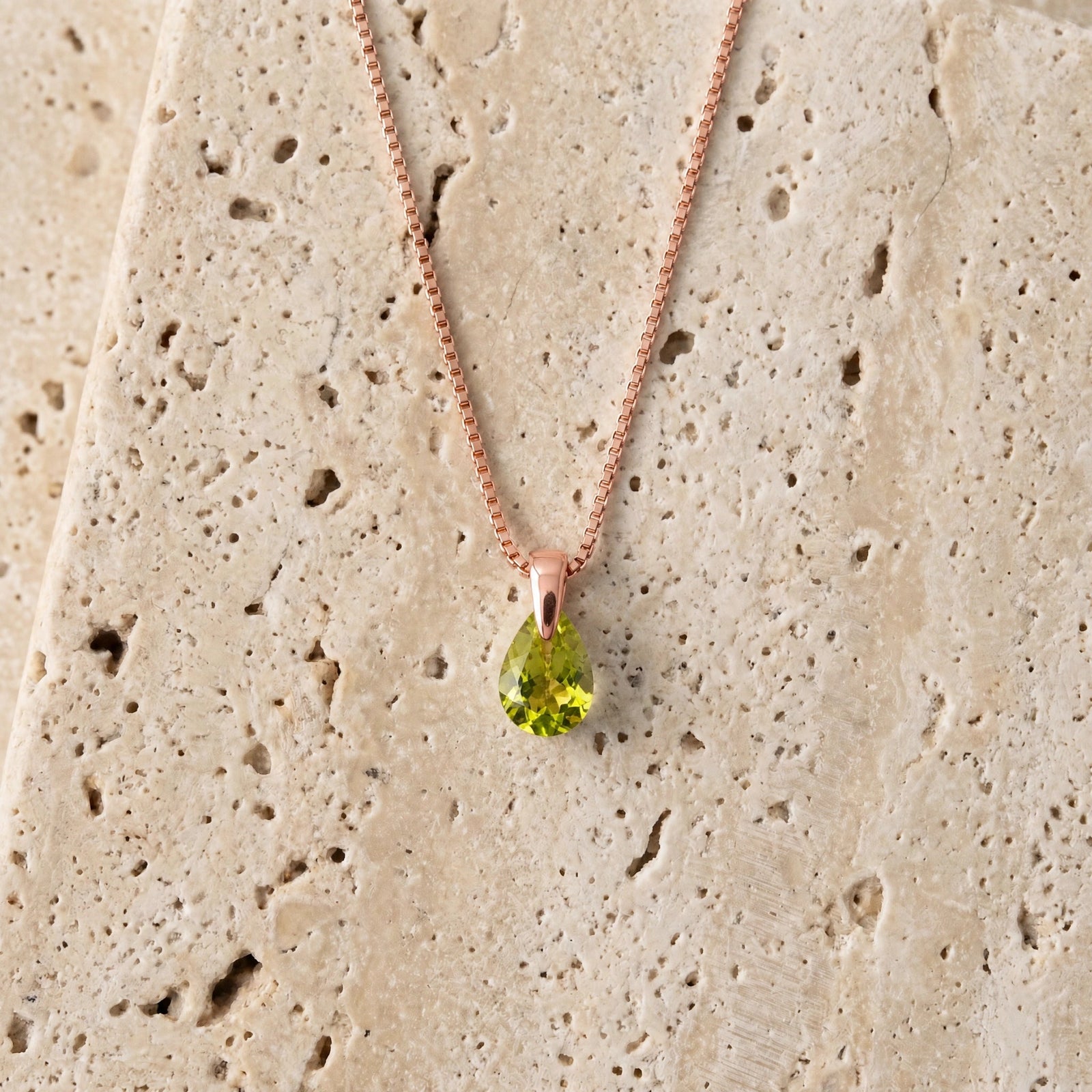 Rose Gold Peridot — Elettrina