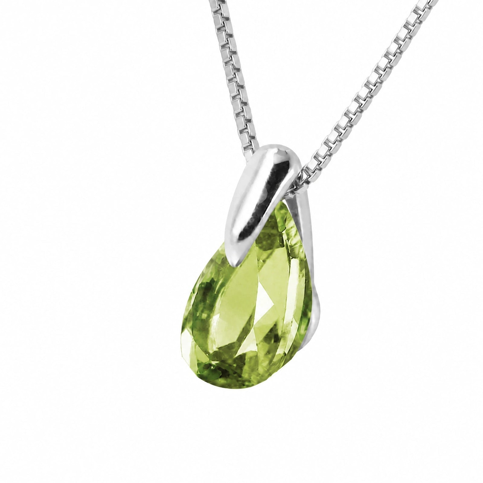 White Gold Peridot — Elettrina