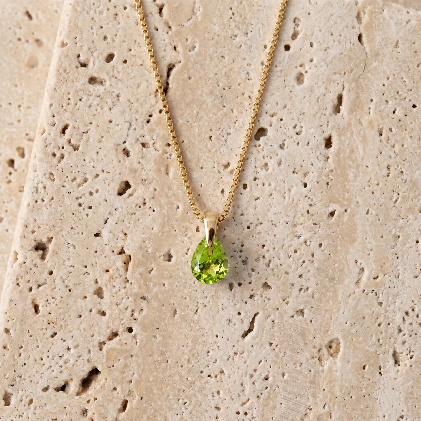 Yellow Gold Peridot — Elettrina