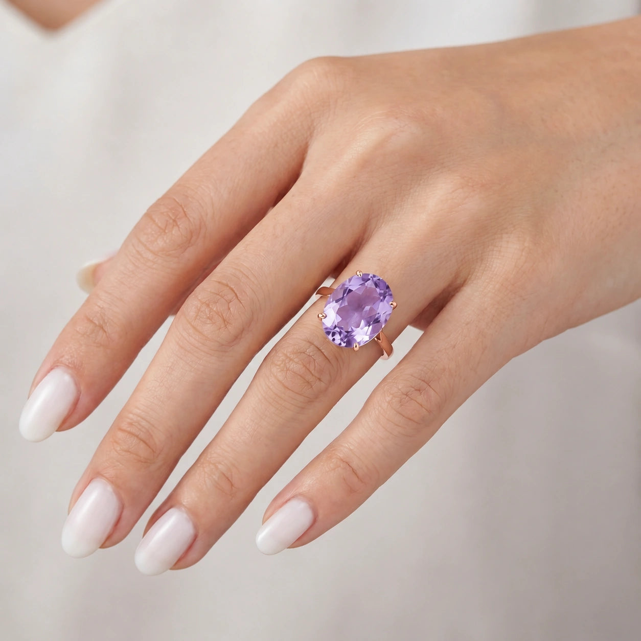 Rose Gold Amethyst — Zaira