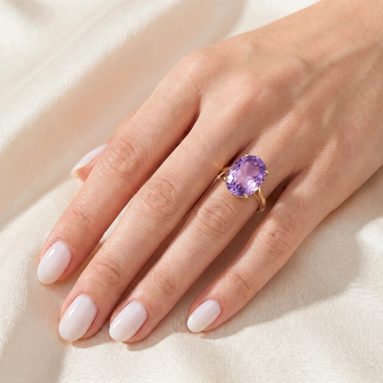 Yellow Gold Amethyst — Zaira
