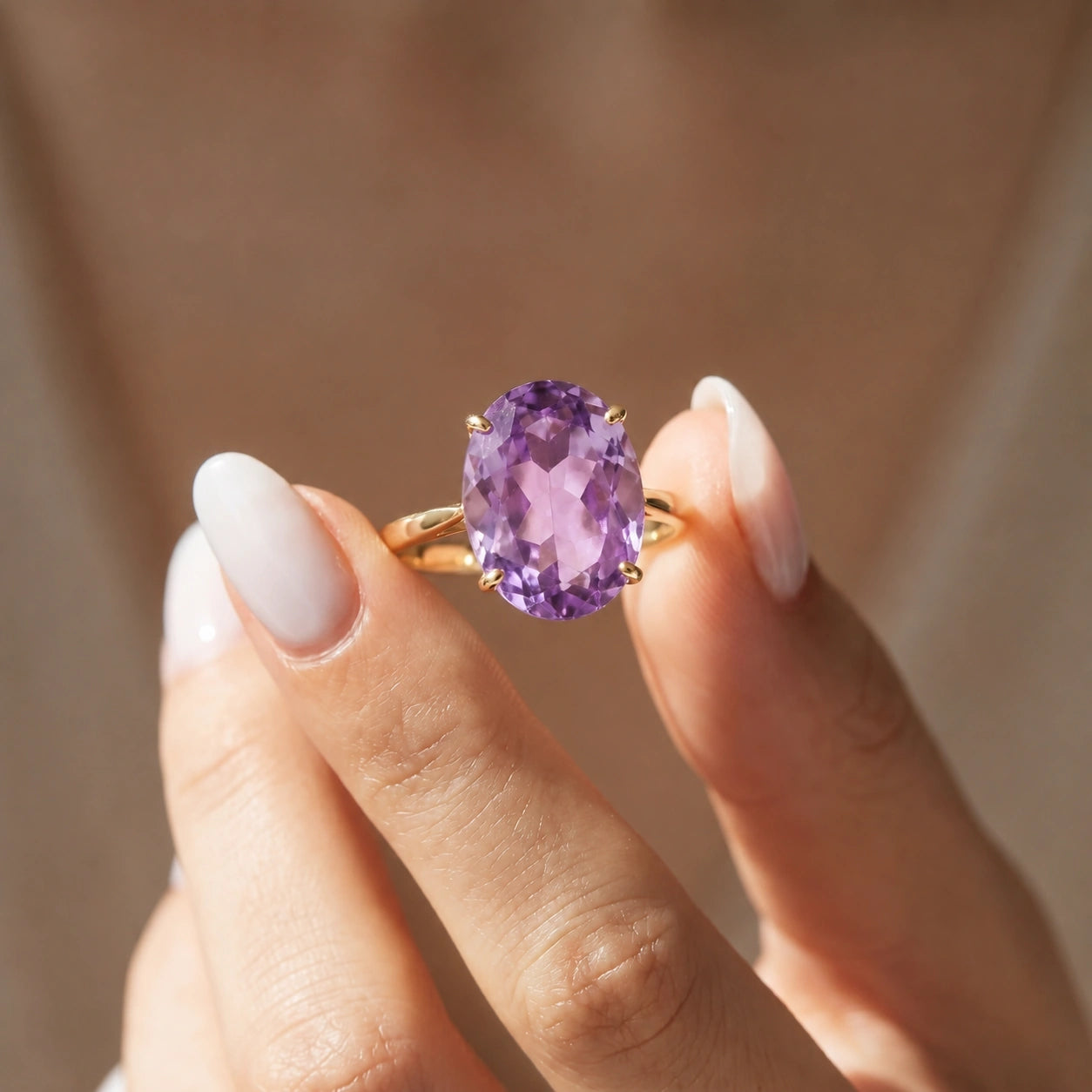 Yellow Gold Amethyst — Zaira