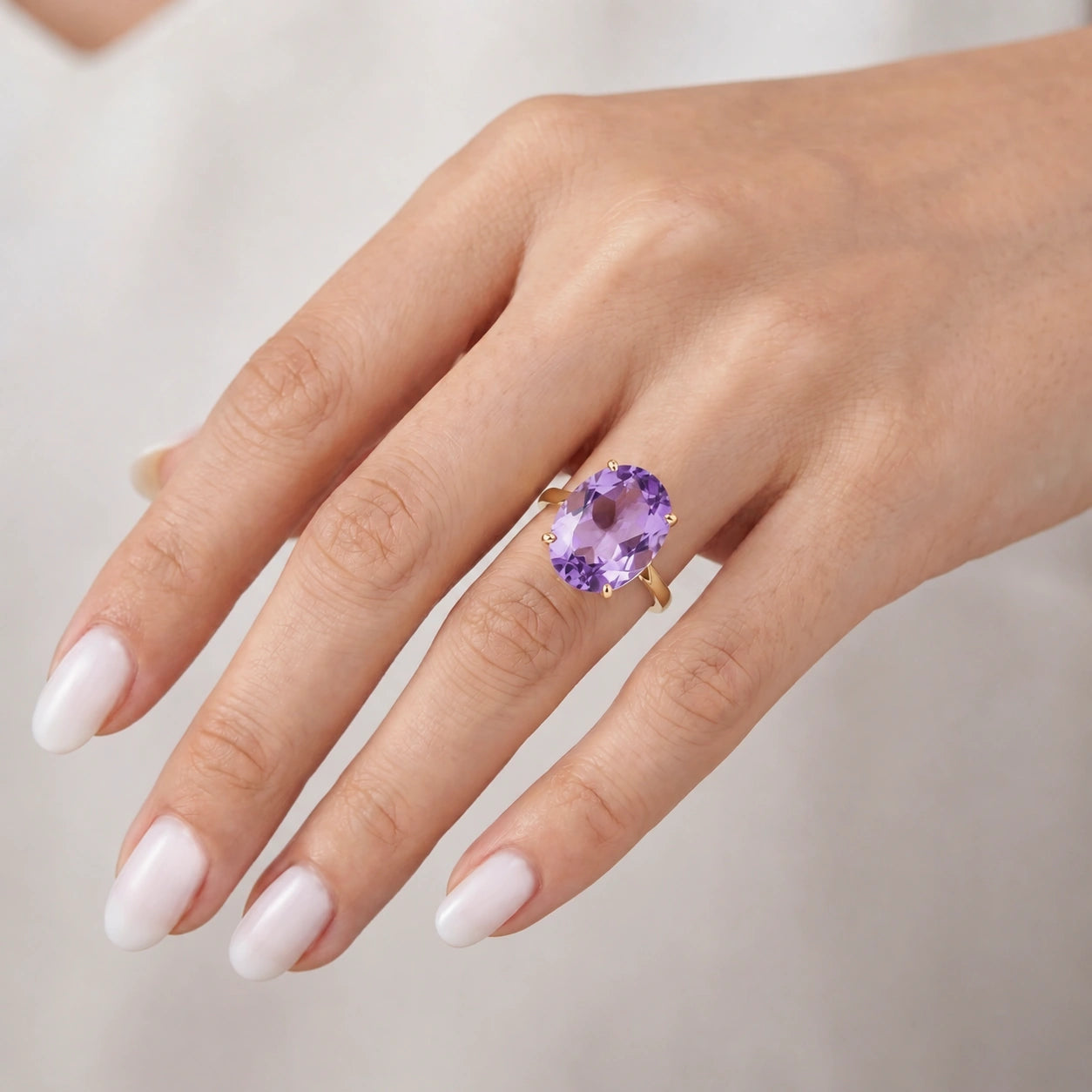 Yellow Gold Amethyst — Zaira