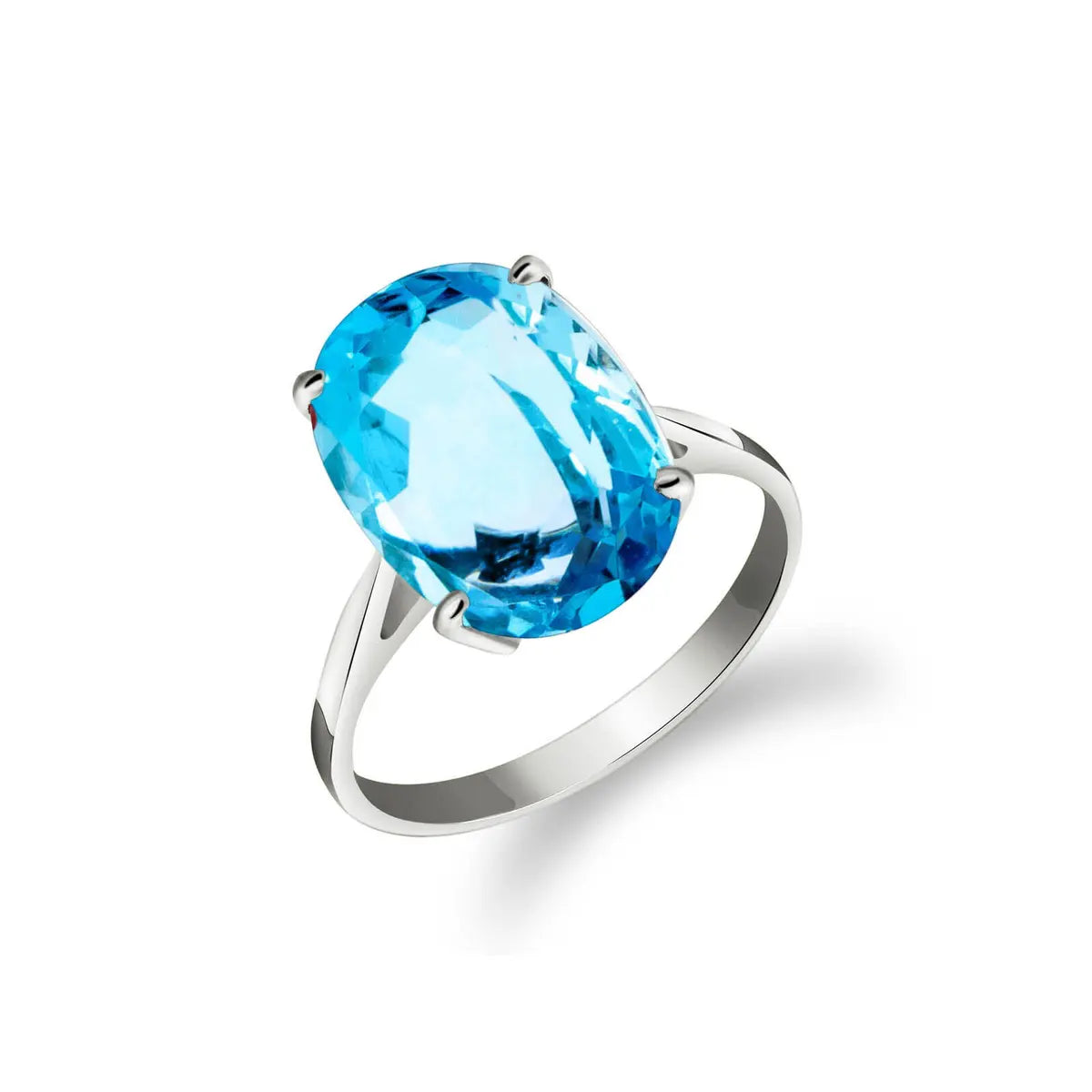 White Gold Blue Topaz — Zaira