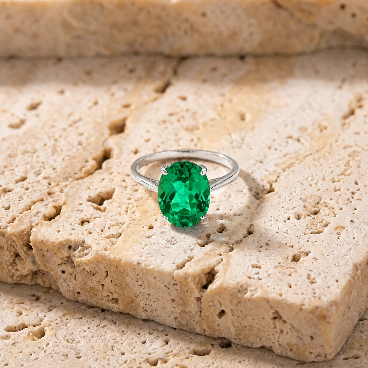 White Gold Emerald — Zaira
