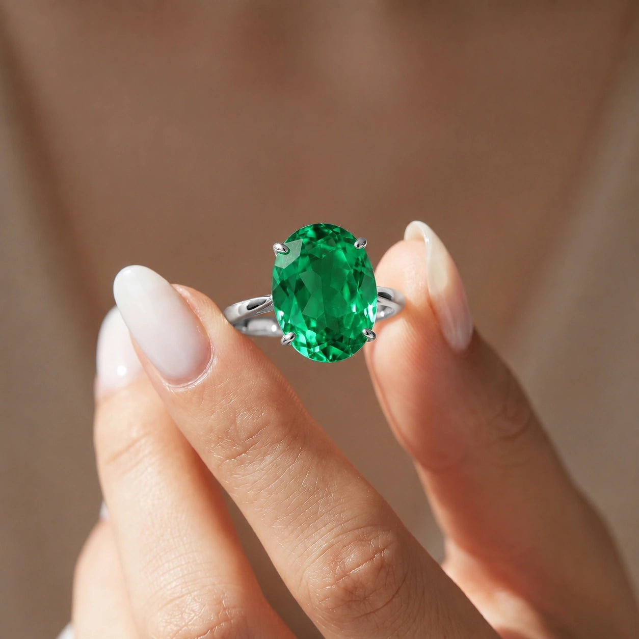 White Gold Emerald — Zaira