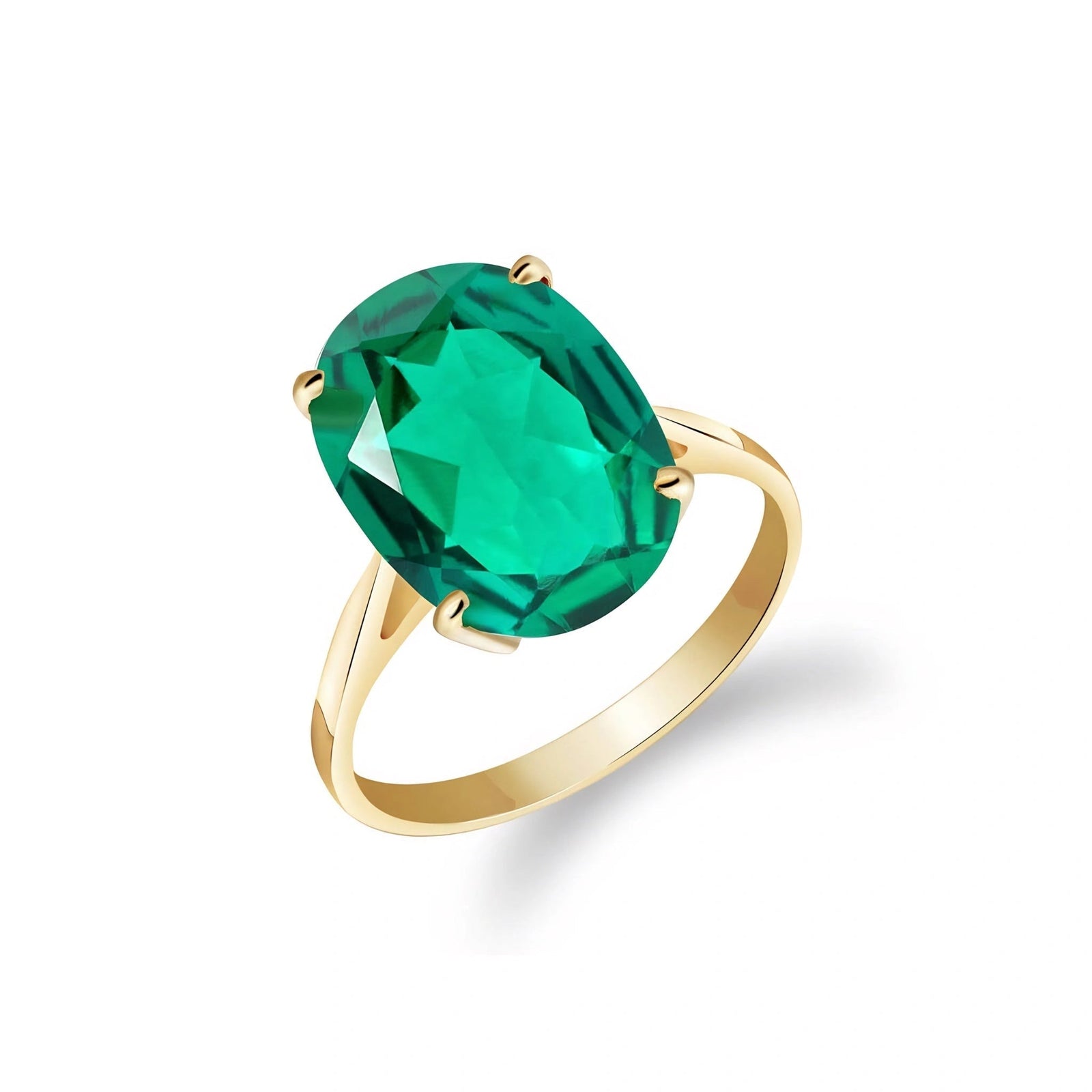 Yellow Gold Emerald — Zaira