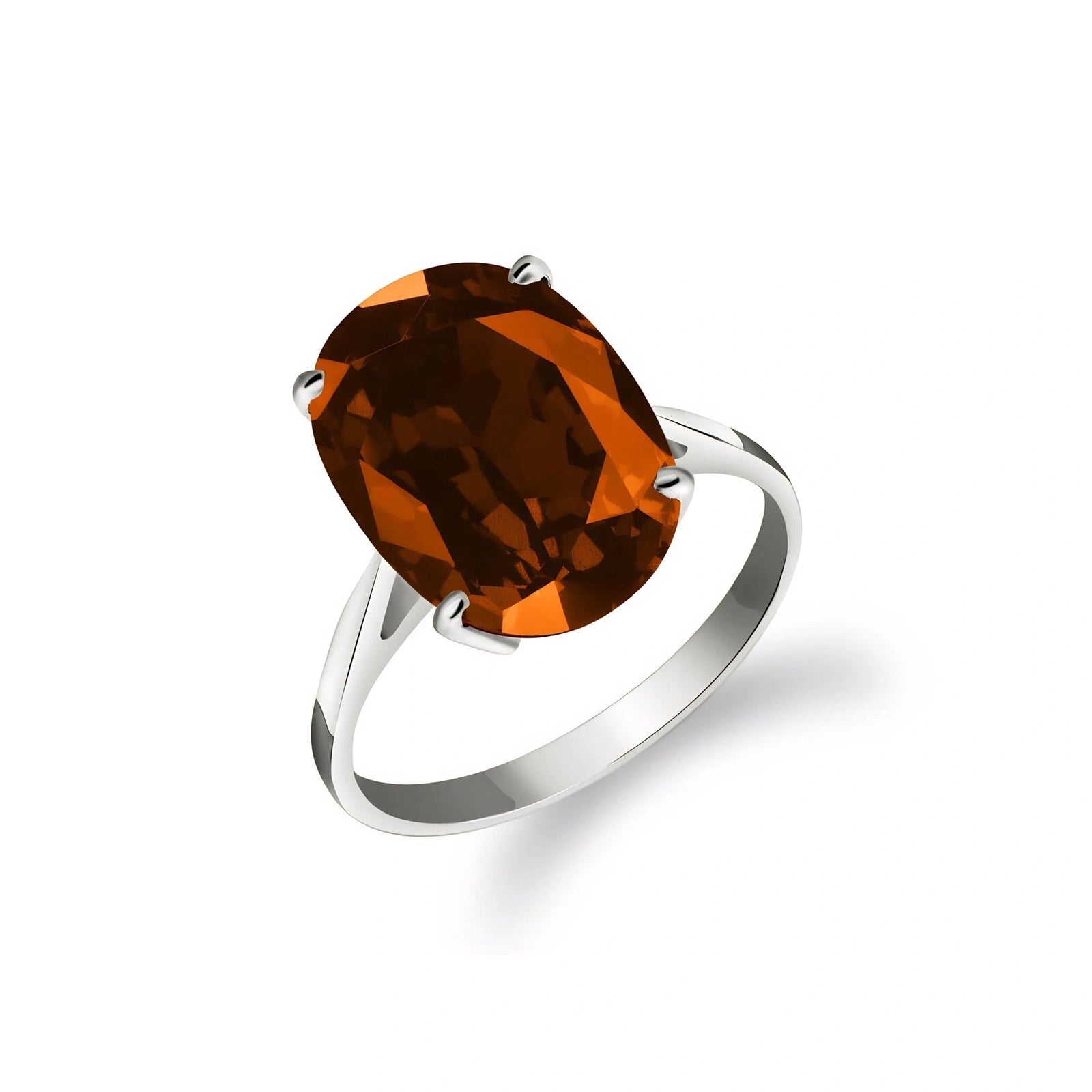 White Gold Garnet — Zaira