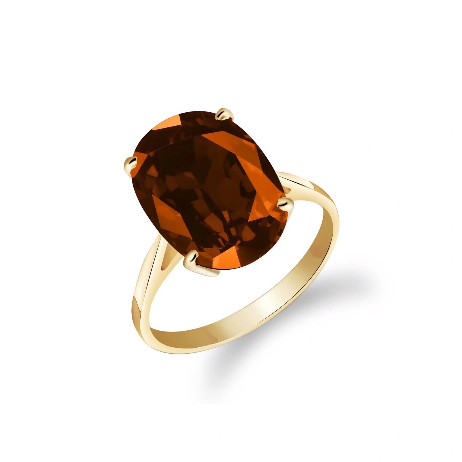 Yellow Gold Garnet — Zaira