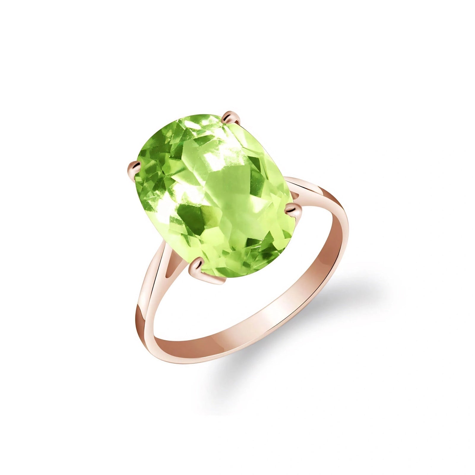 Rose Gold Green Amethyst — Zaira