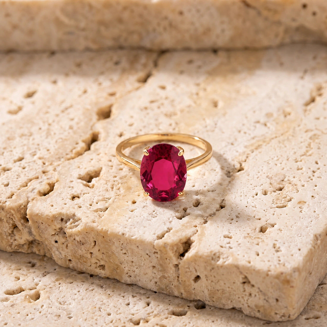Yellow Gold Ruby — Zaira